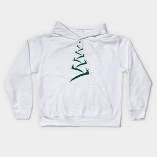 Reindeer Tree Kids Hoodie